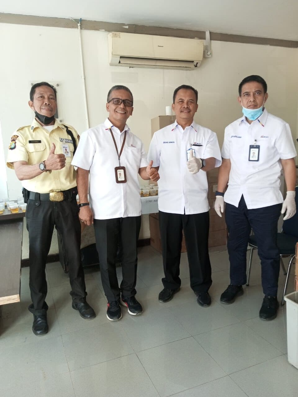 BKP's routine employee urine testing